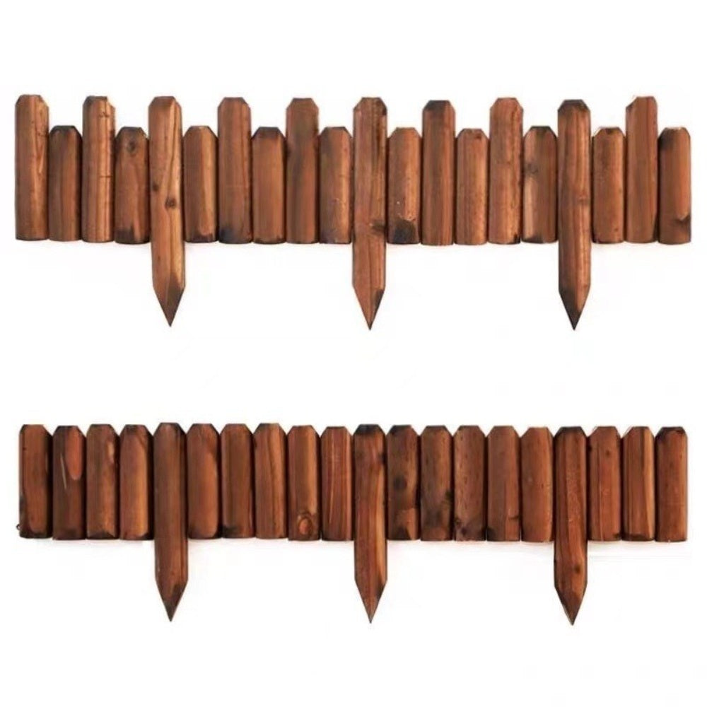 울타리펜스 브라운 원목울타리 정원 화단 원목 야외 발코니 JIKTEM BW4031909