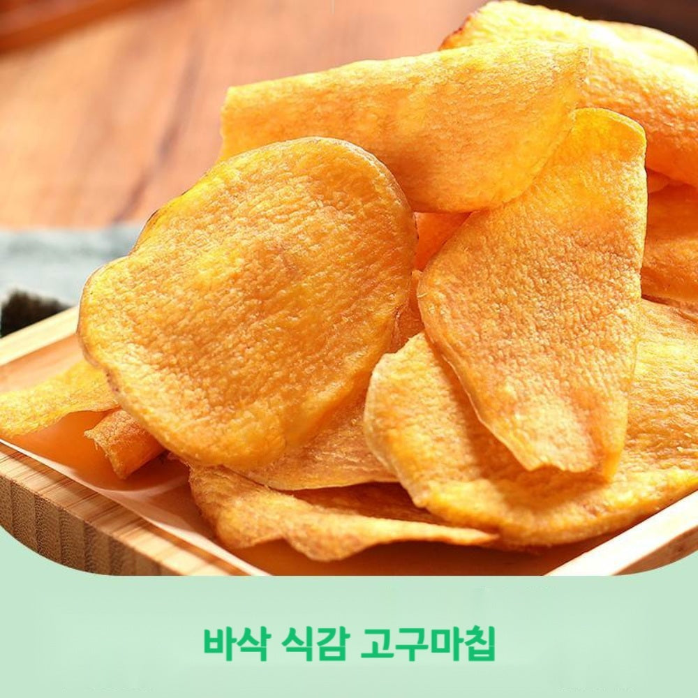 바삭고구마칩 건고무마 꿀고구마 감자칩 스낵 JIKTEM BW4032205
