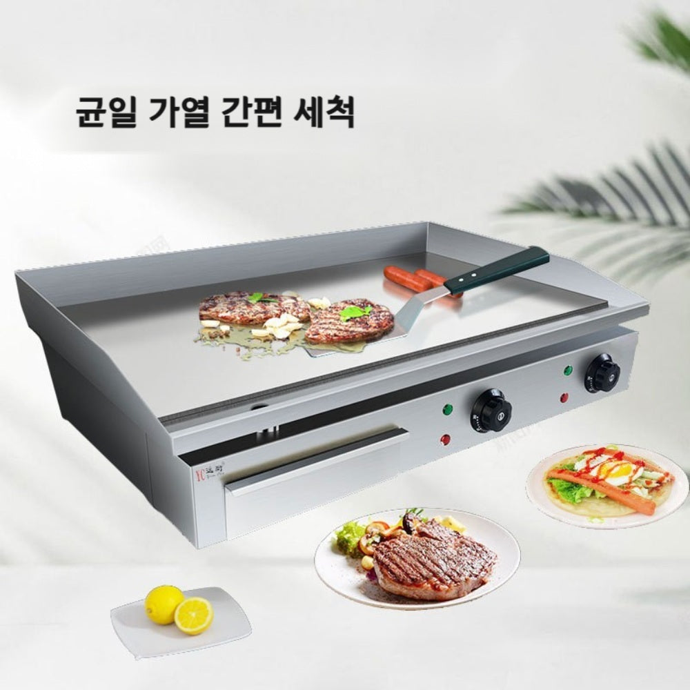 상업용 전기 그릴 철판구이 요리 스테이크 토스트 호떡 오징어 WW4040901