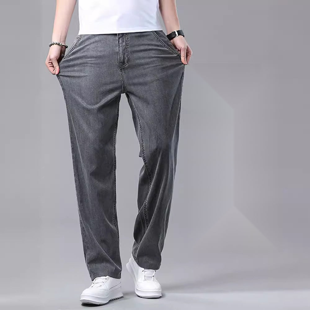 여름청바지 냉감 데님팬츠 편한 캐주얼 데일리 JIKTEM BW4051206