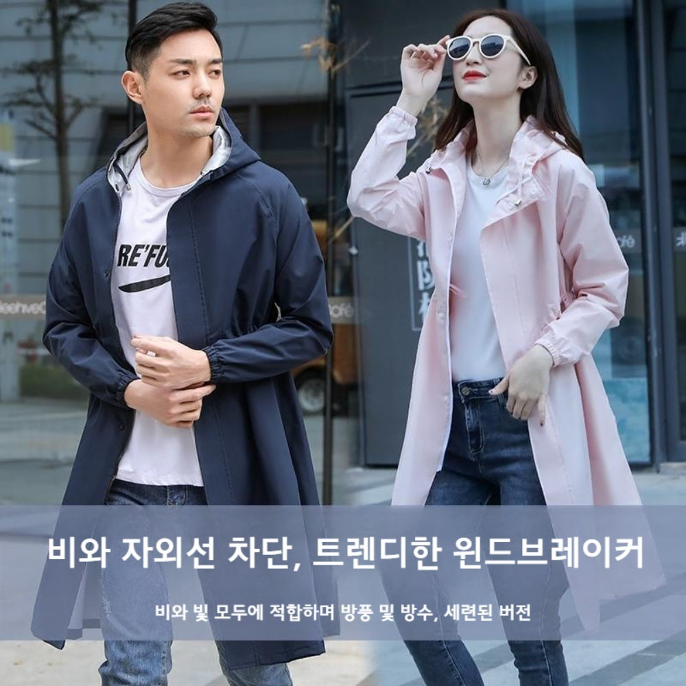 비옷 커플 우의 판초 장마철 방수 방풍 레인코트 오토바이 우비 JIKTEM BD4070113