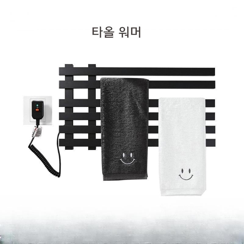 타올워머 온열 항온 수건 랙 가열 수건걸이 욕실 건조 JIKTEM BJ4091907
