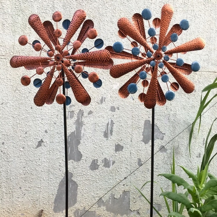 철제 바람개비 정원테코 정원꾸미기 철제모빌 JIKTEM WW5032106