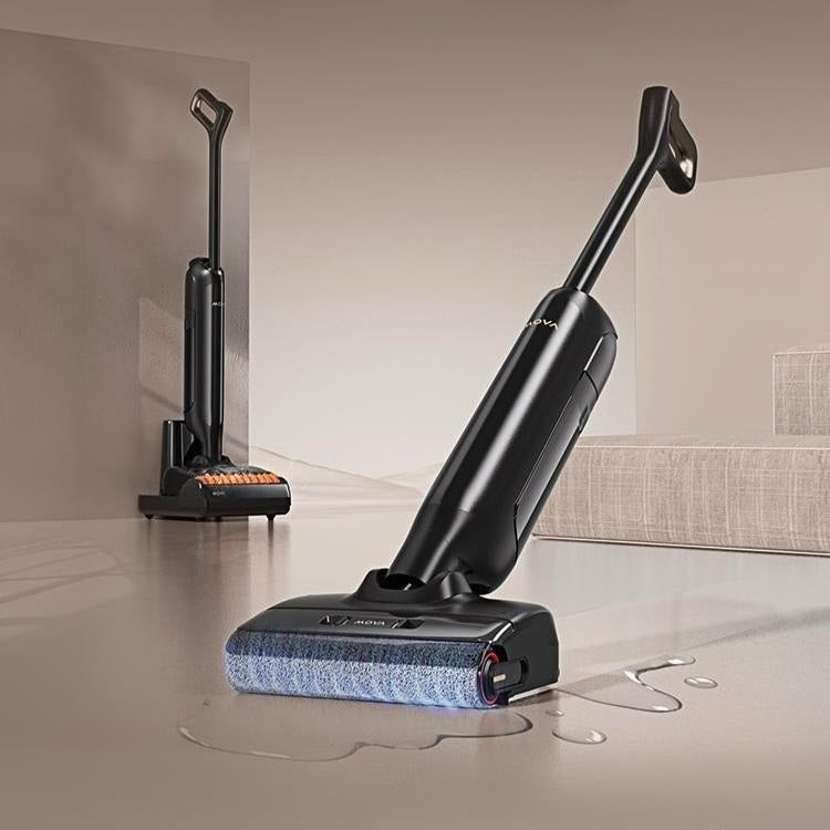 MOVA G20 아쿠아 진공청소기 습건식 물걸레 180도 13cm높이 열풍건조