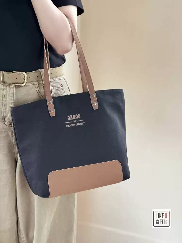 캔버스 천가방 경량 여행가방 다용도 숄더 크로스 가방 학생가방 JIKTEM BJ5032705