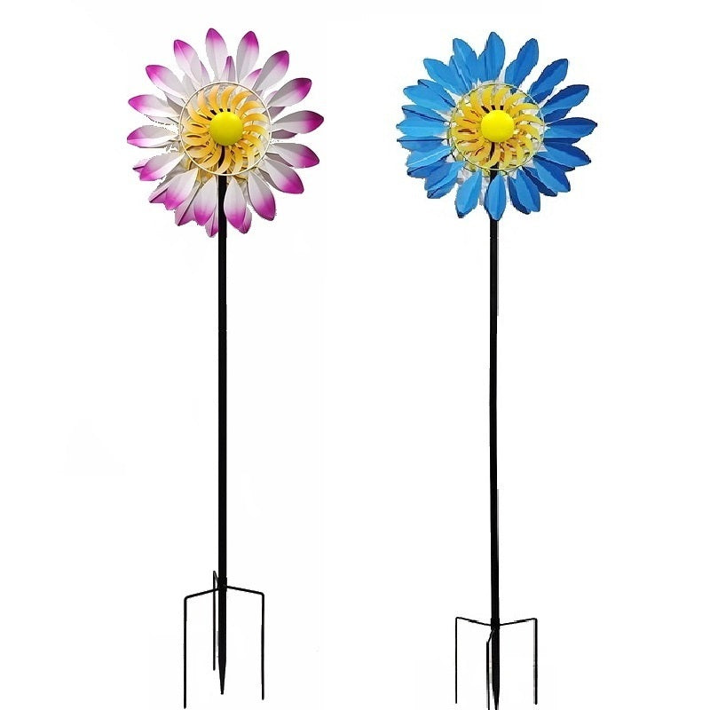 태양광정원등 철제바람개비 양면 야외 정원 장식 분위기 장식 정원데코 JIKTEM WW5032621