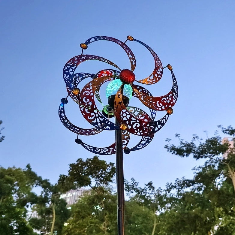 태양광정원등 철제바람개비 조형물 마당꾸미기 정원데코 JIKTEM WW5032609