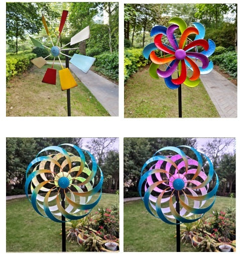 태양광전등 철제바람개비 마당꾸미기정원데코 화단 조경 JIKTEM WW5032619