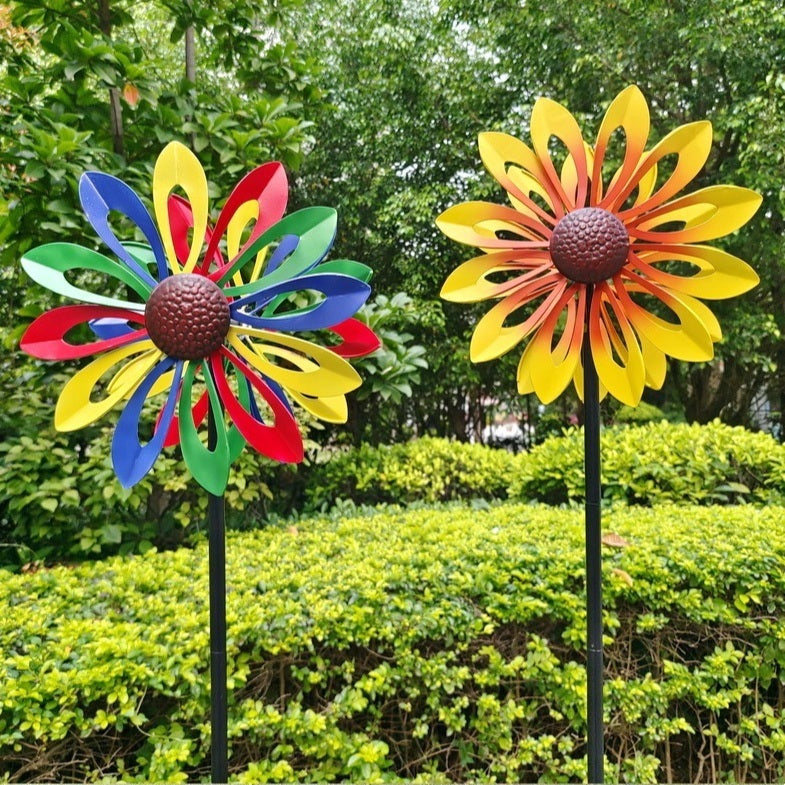 철제바람개비 해바라기 풍차 화단 조경 정원데코 마당꾸미기 JIKTEM WW5032613