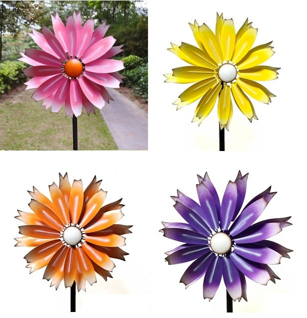 철제바람개비 플라워 풍차 어린이집 공원 장식품 JIKTEM WW5032605