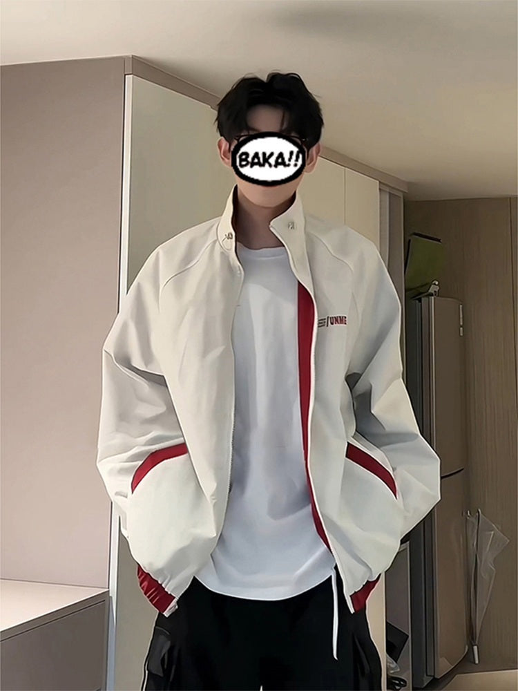 자켓 리버시블 루즈핏 양면 점퍼 바람막이 방수 방풍 JIKTEM BJ5040714