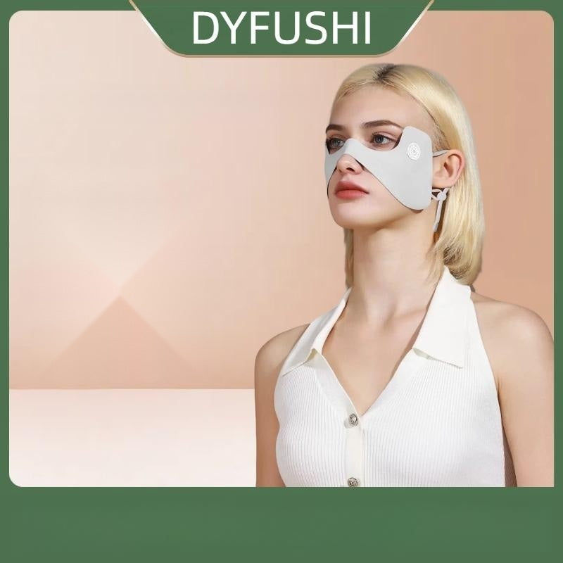 1+1 자외선차단 마스크 광대 커버 햇빛가리개 골프마스크 냉감 JIKTEM BJ5041811