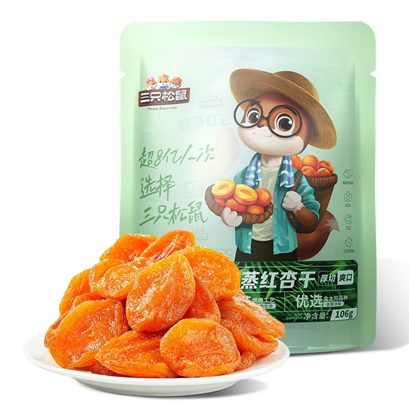 건살구 찌고 말린 쫀득 살구 106g 3팩 반건조 과일 중국식품 JIKTEM BJ5042102