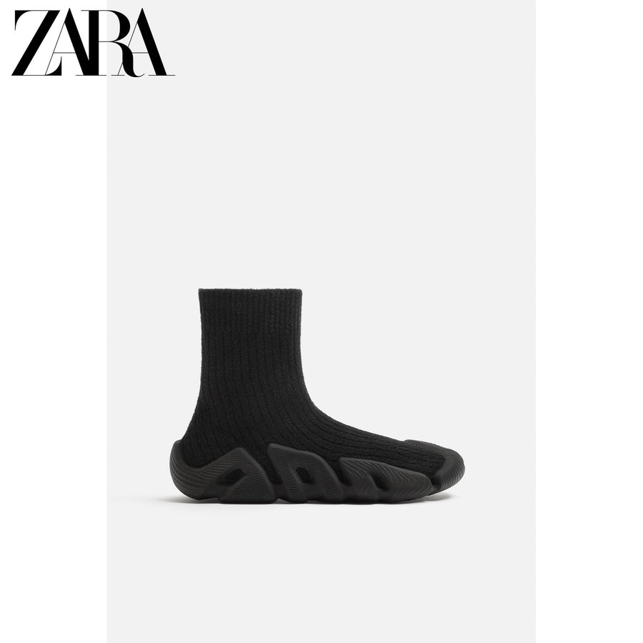 ZARA 정품 니트 삭스 앵클부츠 하이탑 스포츠 부츠 JIKTEM BW5052403