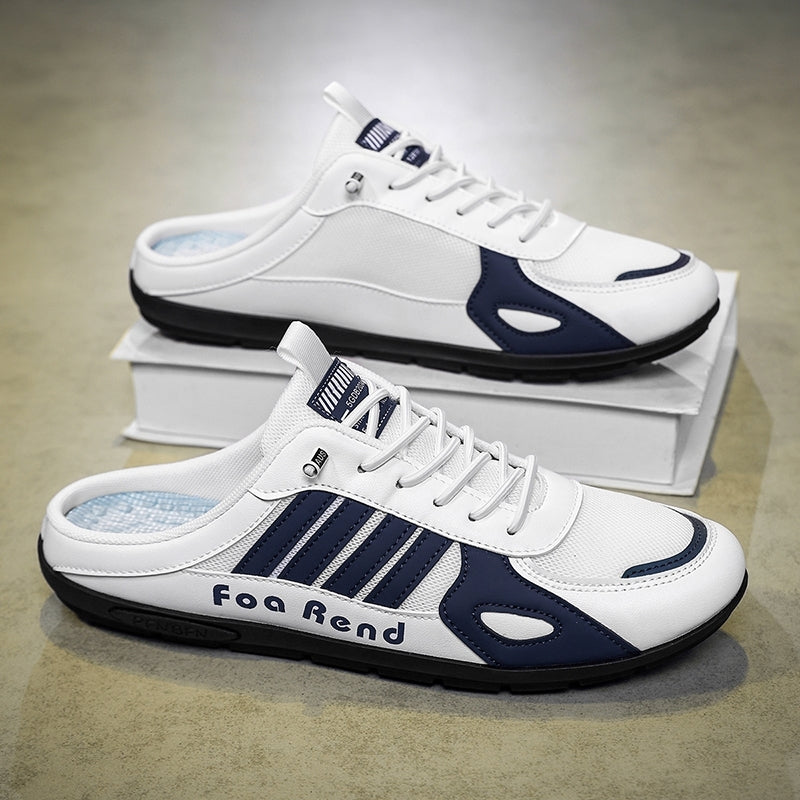 뮬 스니커즈 여름 블로퍼 하프 운동화 슬립온 앞막힘 슬리퍼 JIKTEM BW5060917