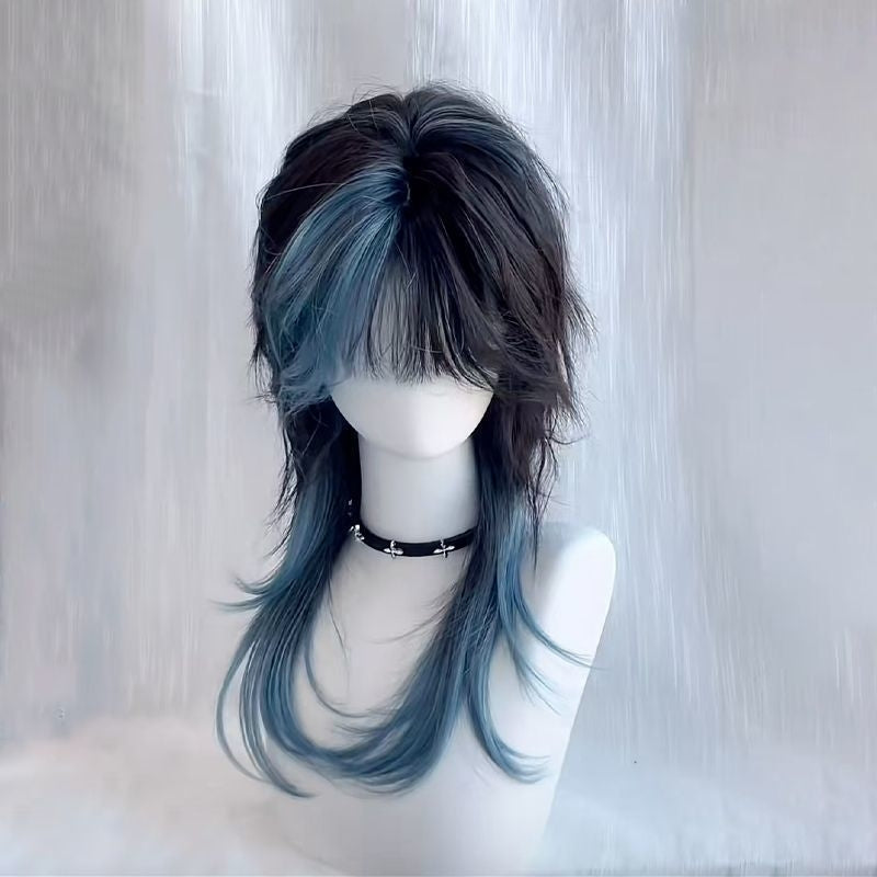 애니메이션 가발 웨이브 앞머리 코스프레 분장 이벤트용 JIKTEM BW5071922
