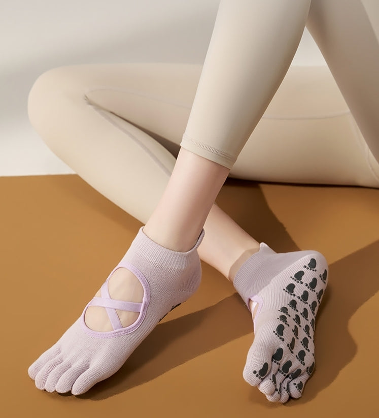 발가락 요가양말 2pcs 3pcs 논슬립 필라테스 스포츠 양말 JIKTEM BW5072916