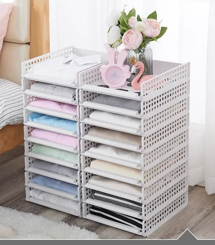 셔츠 티셔츠 수납함 서랍형 분리 정리함 JIKTEM BW5080307