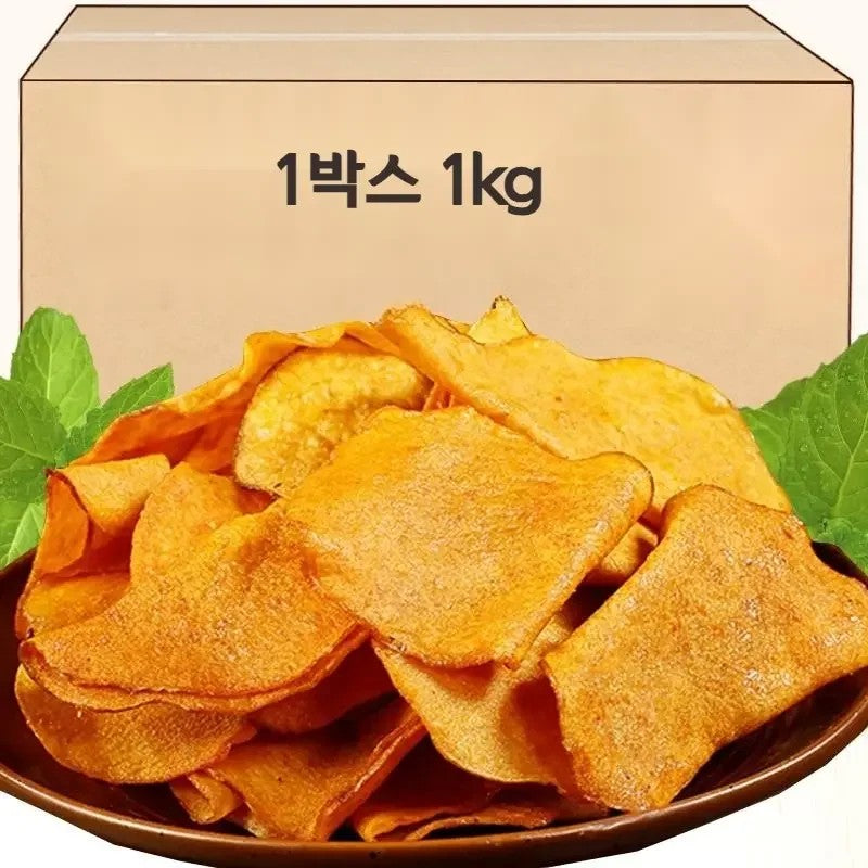 꿀고구마칩 바삭고구마 건고구마 스낵 1박스 1kg 대용량 JIKTEM BW5090811