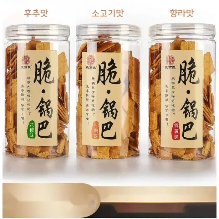 꿔바 바삭 고소 스낵 중국 과자 140g x 6캔 3종맛 JIKTEM BJ5091116