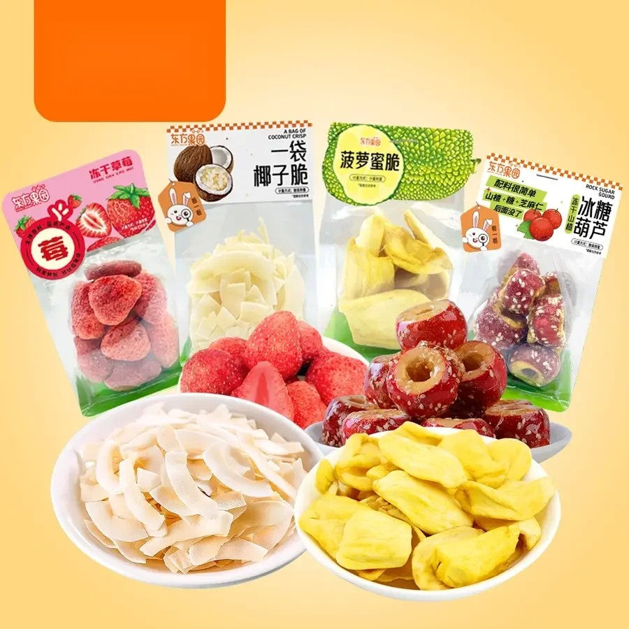 동결건조 과일칩 말린 과일 산사 잭푸르트 딸기 코코넛 5봉 10봉 JIKTEM BW5091404