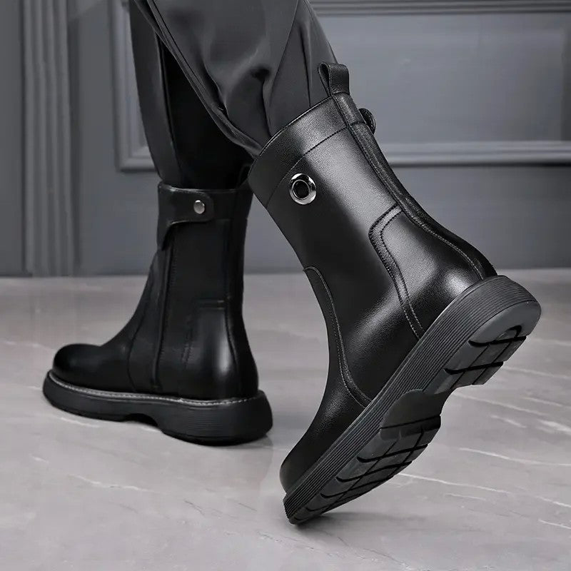 남자 키높이 부츠 하이탑 워커화 정장구두 방한화 JIKTEM WW5111515