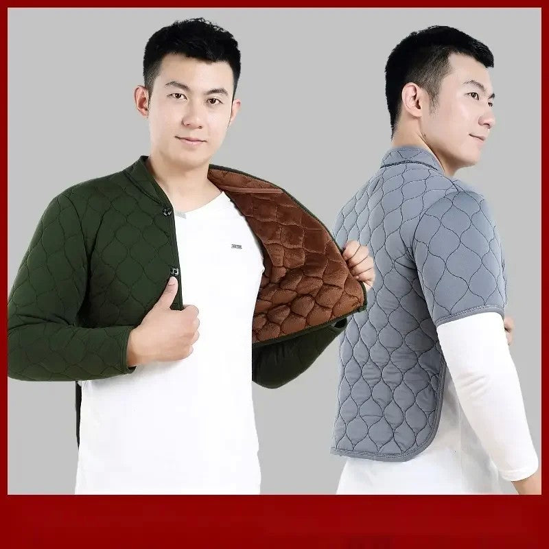 숏패딩 허리 어깨 보호 수면 재킷 긴팔 누빔 자켓 JIKTEM WW5112409