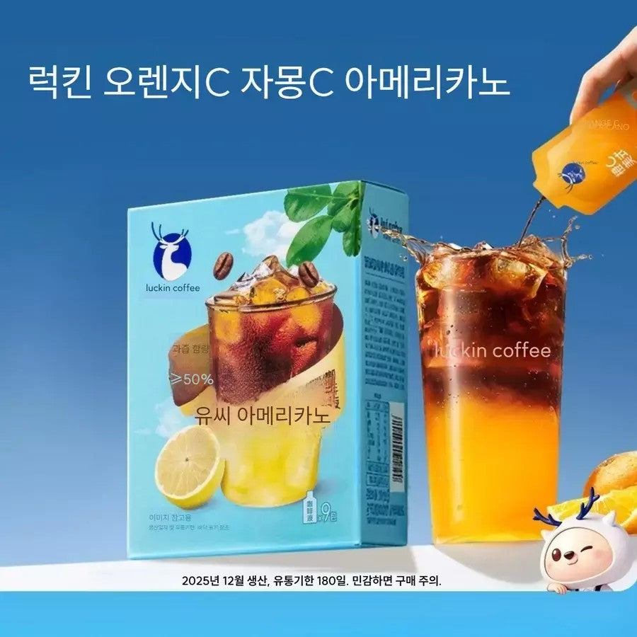 루이싱 커피 럭킨 액상 커피 25ml 9개 6D0701
