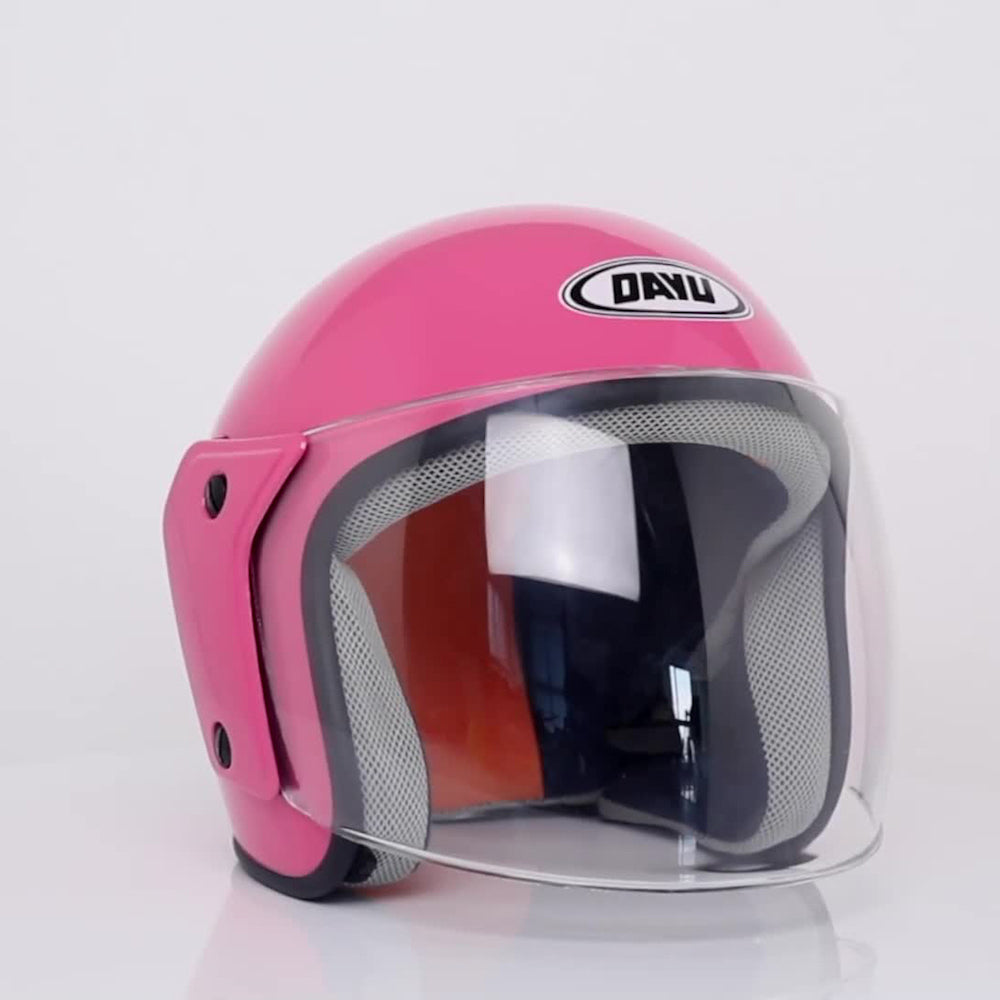 Y1011449 여성 오토바이 헬멧 고글 부착형 안전모 전동킥보드헬멧