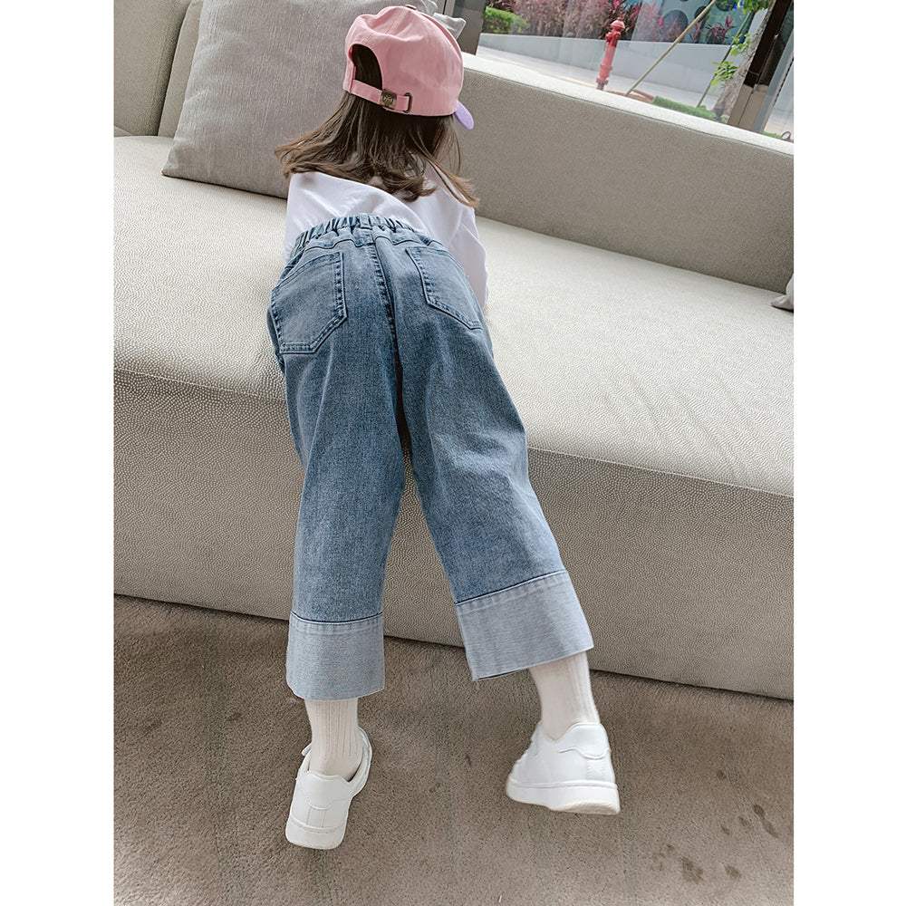 Q1021915 키즈 예쁜 청바지 봄신상 슬랙스 데님팬츠