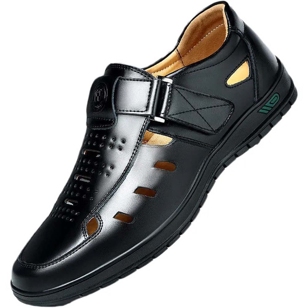 Q1071219 통풍 신발 여름 남자 펀칭 구두 발편한 썸머 슈즈 빅사이즈