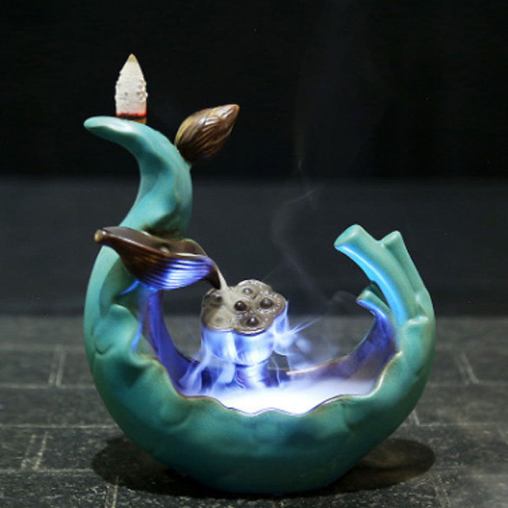 인센스홀더 역류 세라믹 향꽂이 향초 인센스 콘 받침대 Q1091743