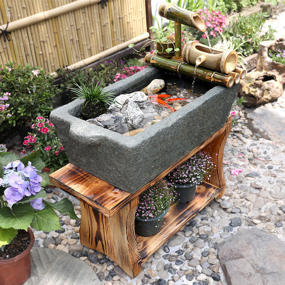 정원폭포 어함 정원인테리어 장식품 미니분수대 발코니 조경 Q1091773