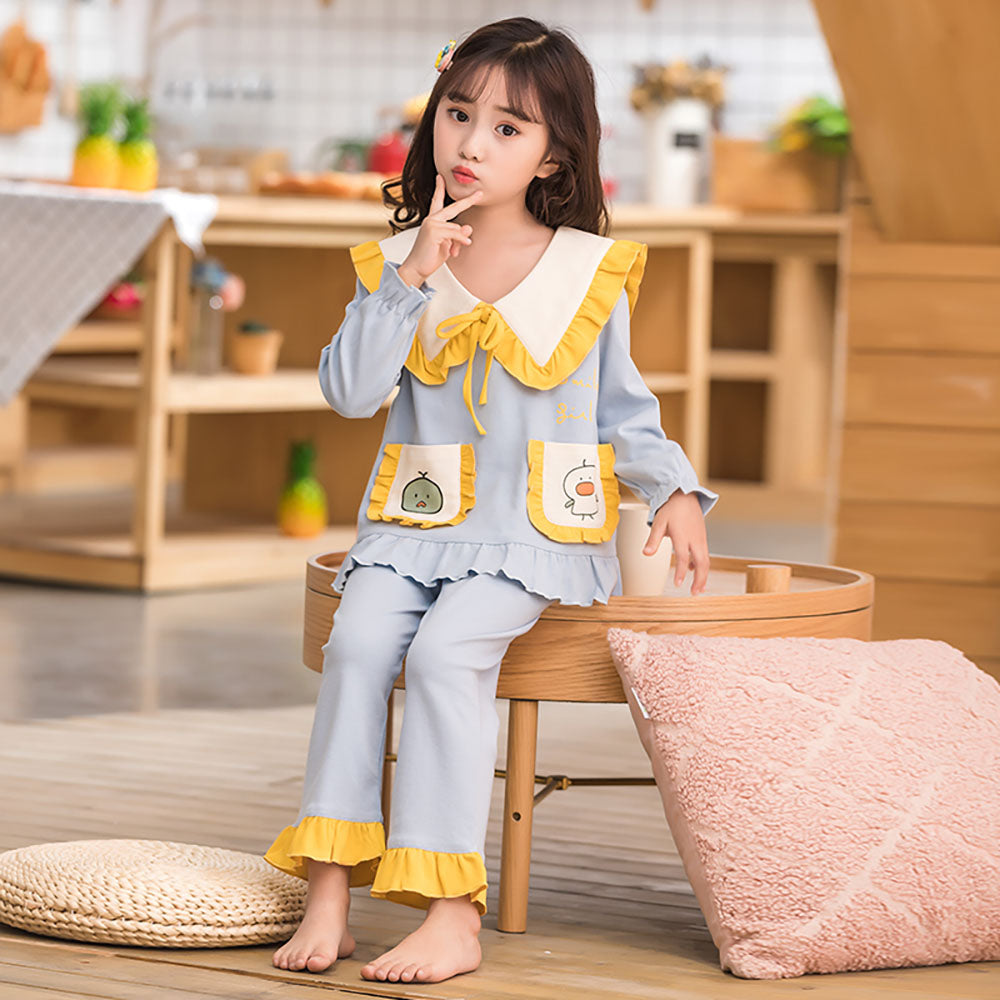 리본 순면 잠옷세트 빅카라 딸기 홈웨어 Q1102169