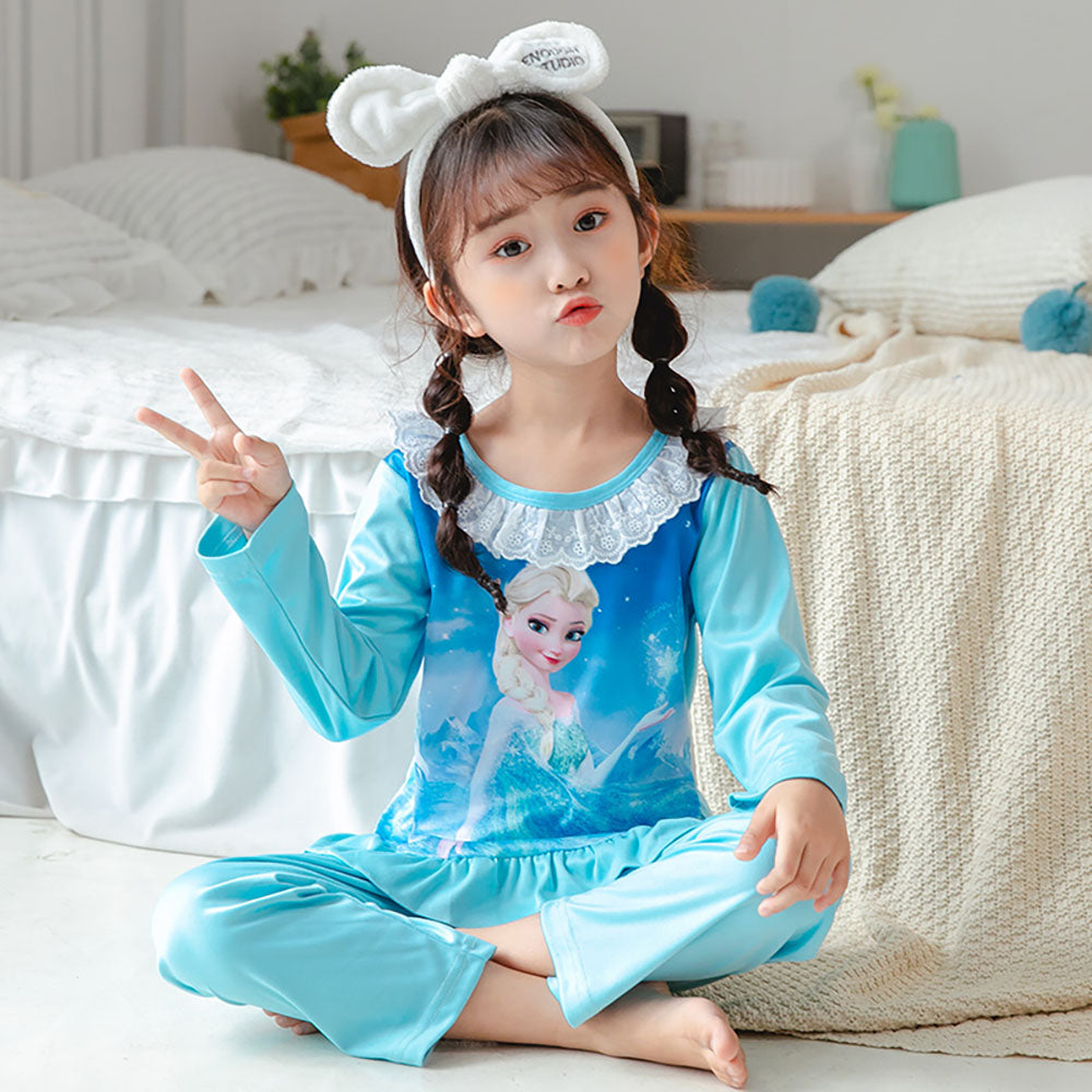 공주님 프릴 잠옷세트 순면 홈웨어세트 Q1102171