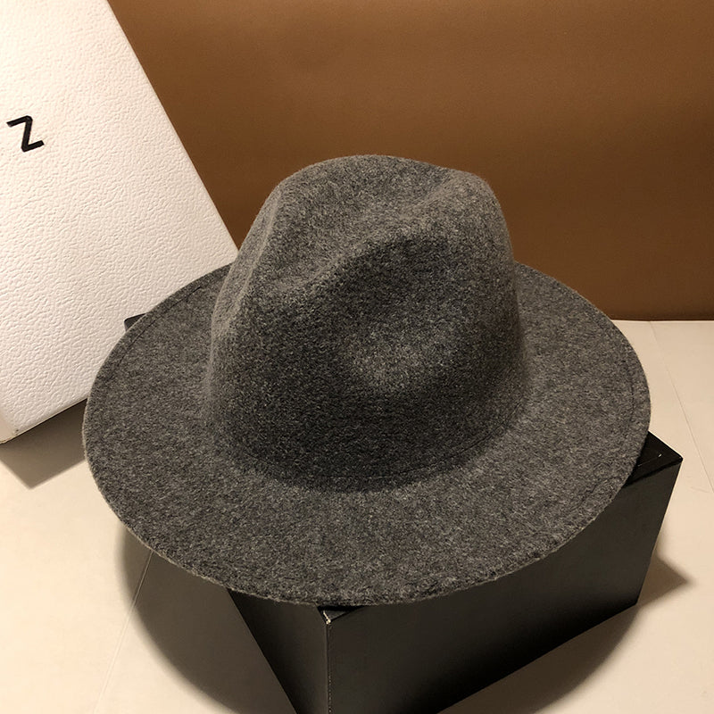 유럽풍 페도라 모자 모직 중절모 코디 데일리 M1112202