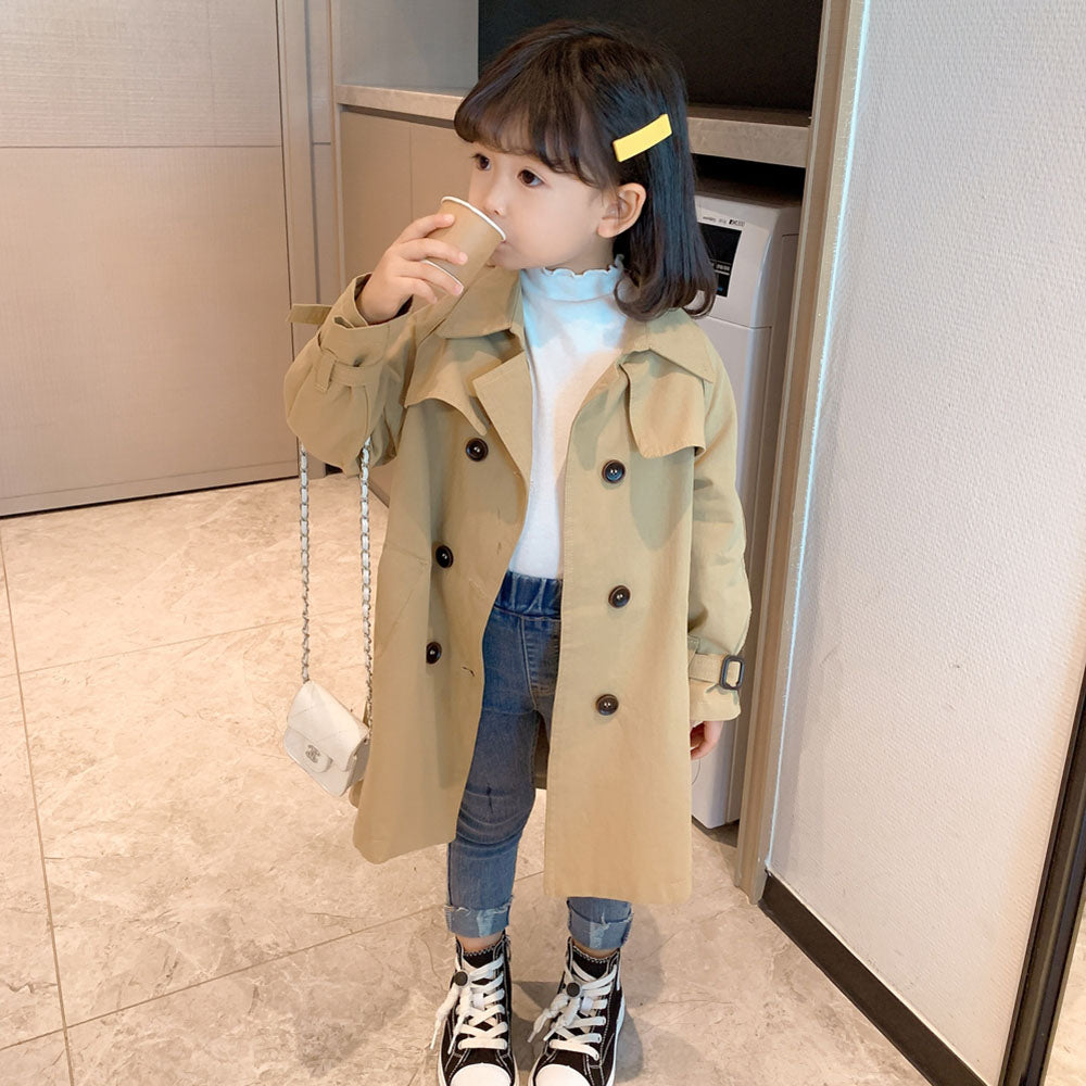 클래식 트렌치코트 입학코트 데일리룩 Q2011206