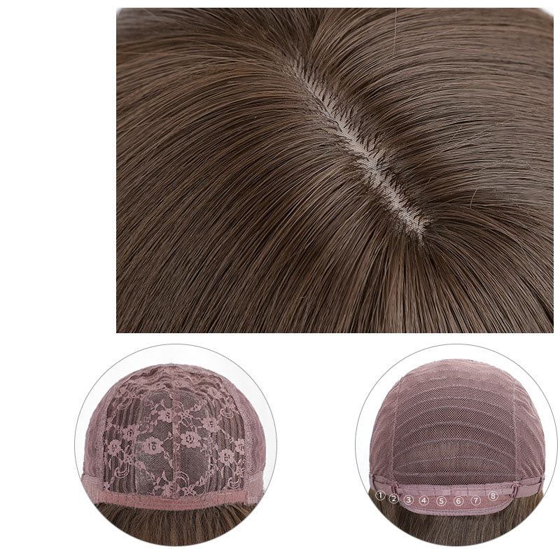 여성 가발 통가발 단발 가발 항암탈모 숏컷 Q2032621