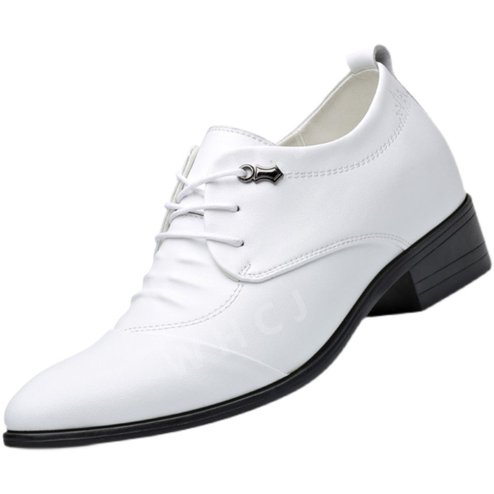 WD2052711 백구두 심플 신사구두 화이트 블랙 기본