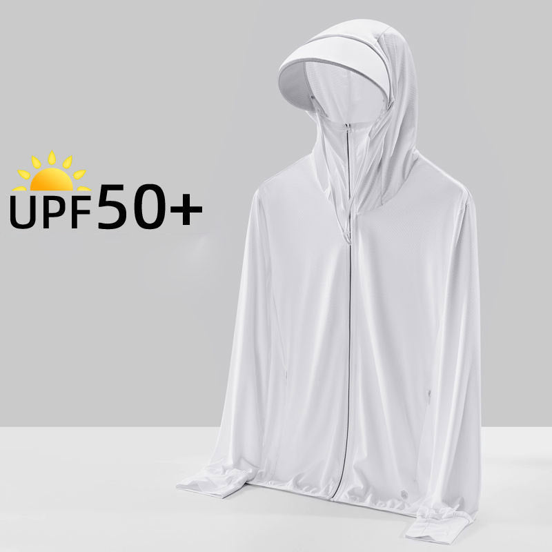 긴팔상의 자외선차단복 쿨링바람막이 후드티 모기복 남자코트 Q2052335