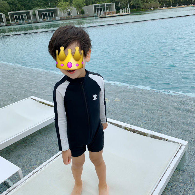 왕자님 슈트수영복 긴팔 올인원 래쉬가드 Q2060731