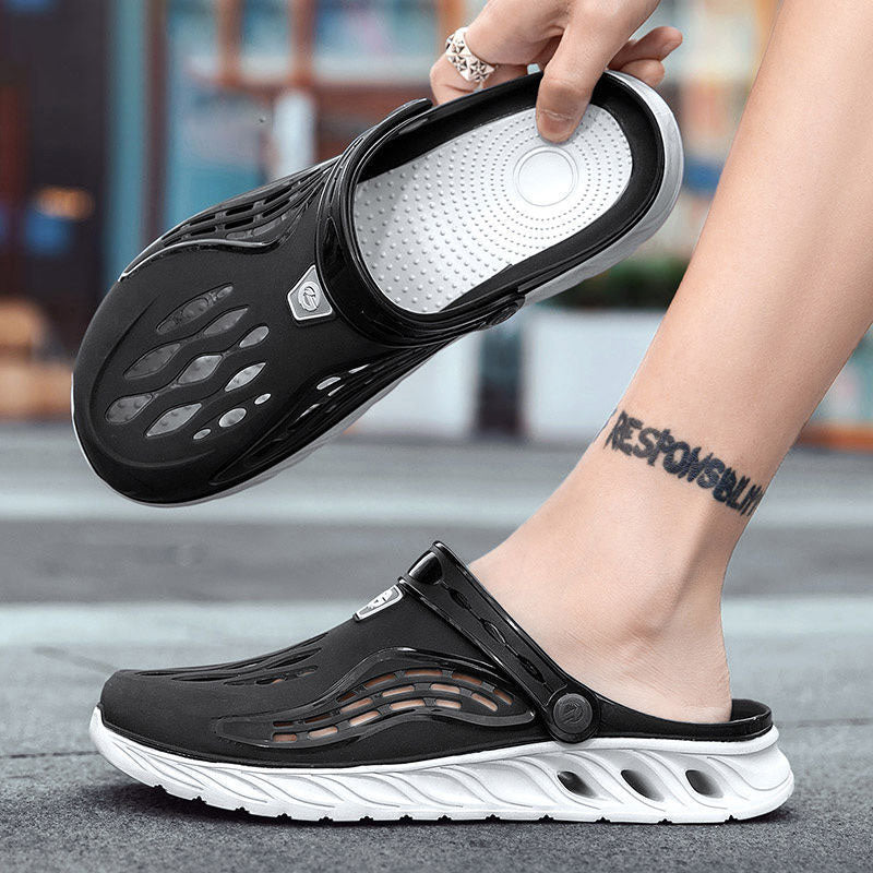 푹신 펀칭 경량 샌들 슬리퍼 남성 Q2062912