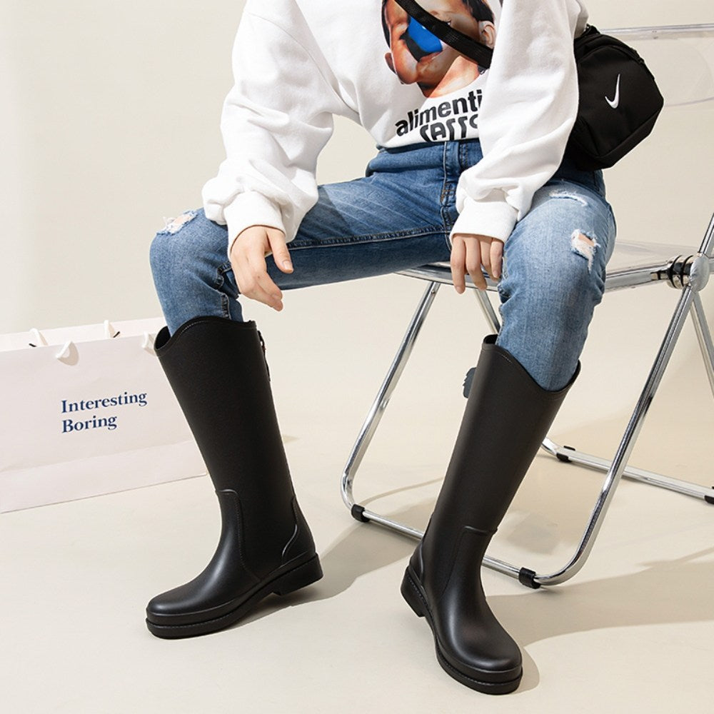 WW2063005 방수 미끄럼 방지 장마철 고무 장화 롱 레인부츠