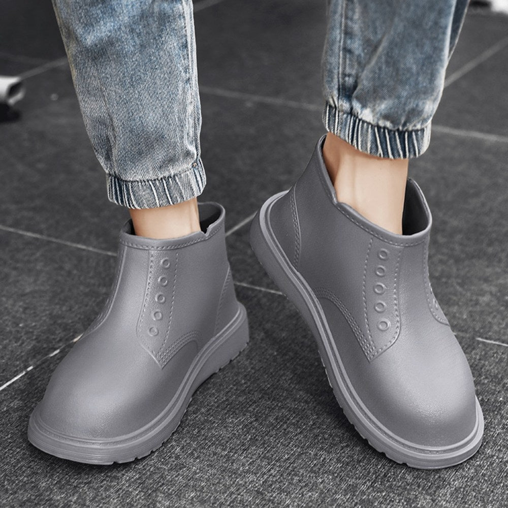 WW2063007 남성용 주방 장화 장마철 미끄럼 방지 낚시 고무 신발