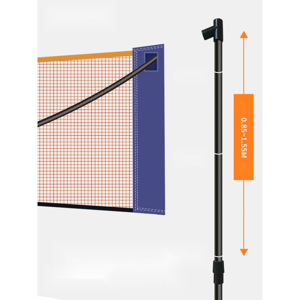 WY2070511 휴대용 접이식 배드민턴 네트 배구 테니스 실내 실외 훈련