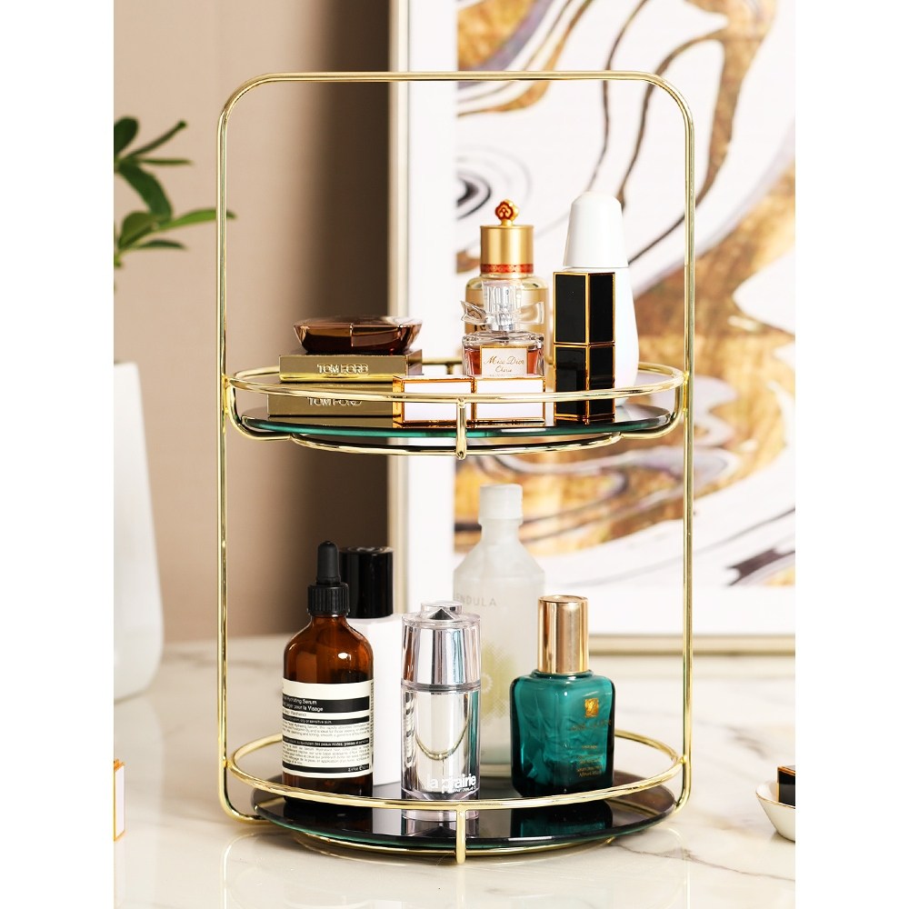 회전 화장품 보관 랙 스킨 케어 데스크탑 진열대 WY2070820