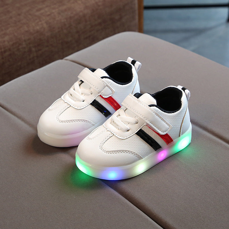 LED 단화 발광 운동화 스트라이프 신학기 선물 Q2082622