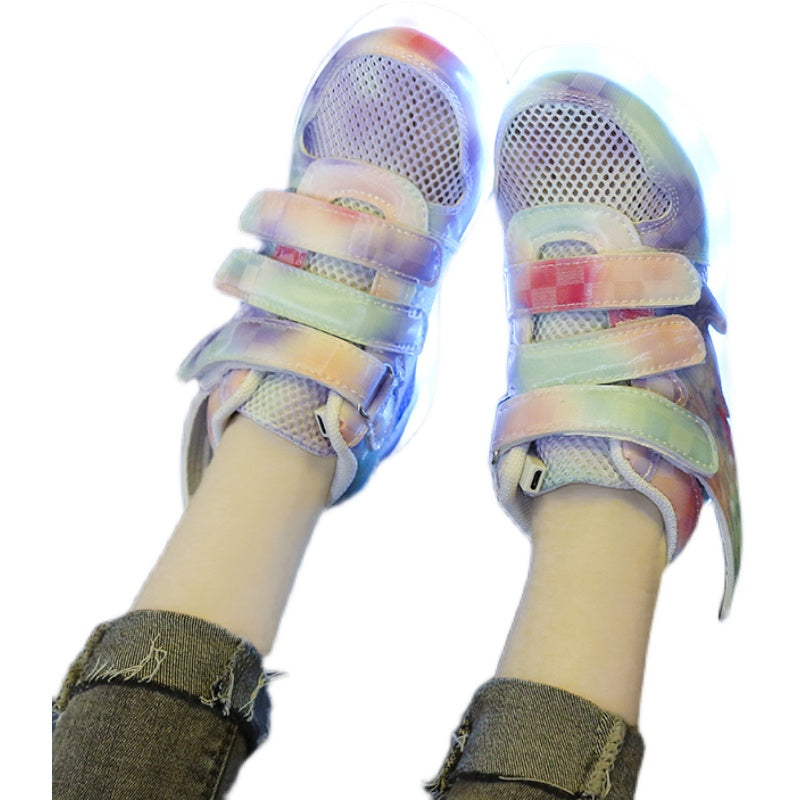 LED 단화 키즈 라이팅 운동화 발광 슈즈 Q2082616