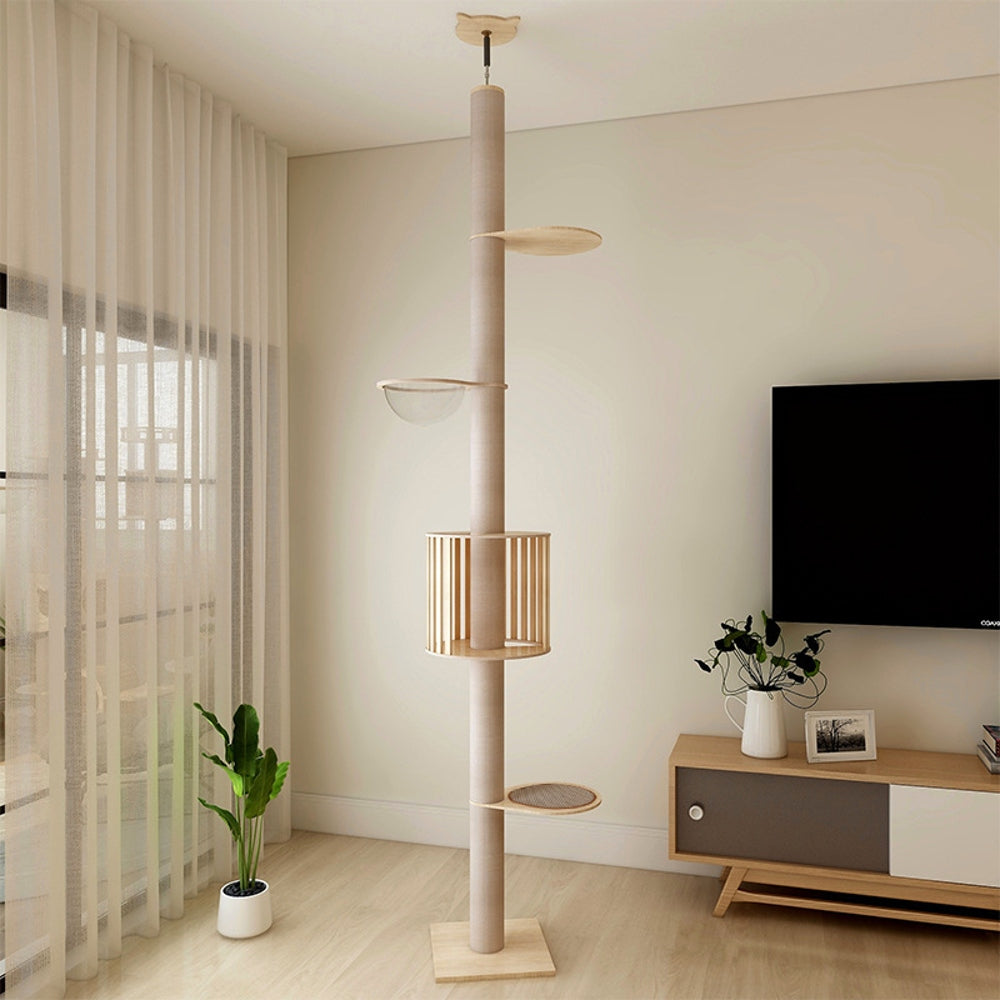 캣폴 캣타워 투명해먹 숨숨집 WK2092014