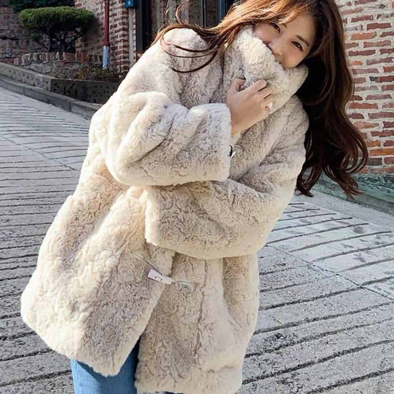 M1100517 털 아우터 뽀글이 여성 후리스 점퍼